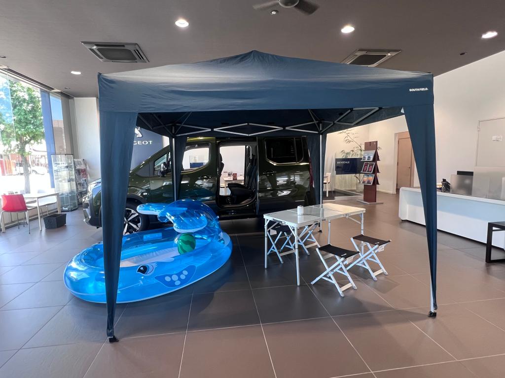 🏕️ ショールームで、キャンプ気分。